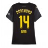 Borussia Dortmund Maximilian Beier #14 Bortedrakt Kvinner 2024-25 Kortermet